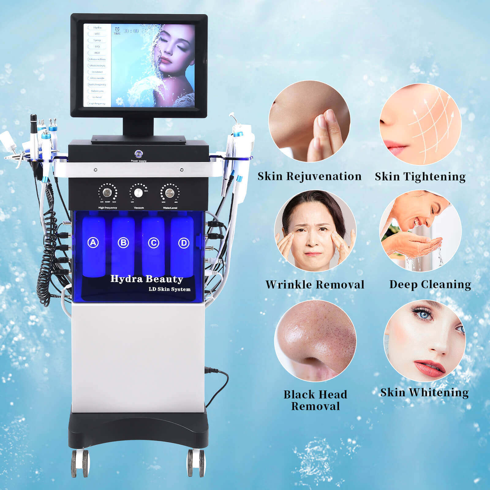 14 In 1 Professional Hydrodermabrasion Facial Beauty Machine