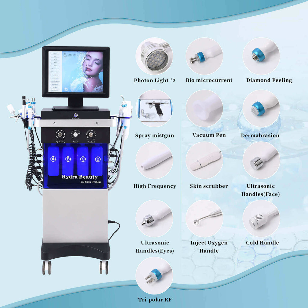 14 In 1 Professional Hydrodermabrasion Facial Beauty Machine