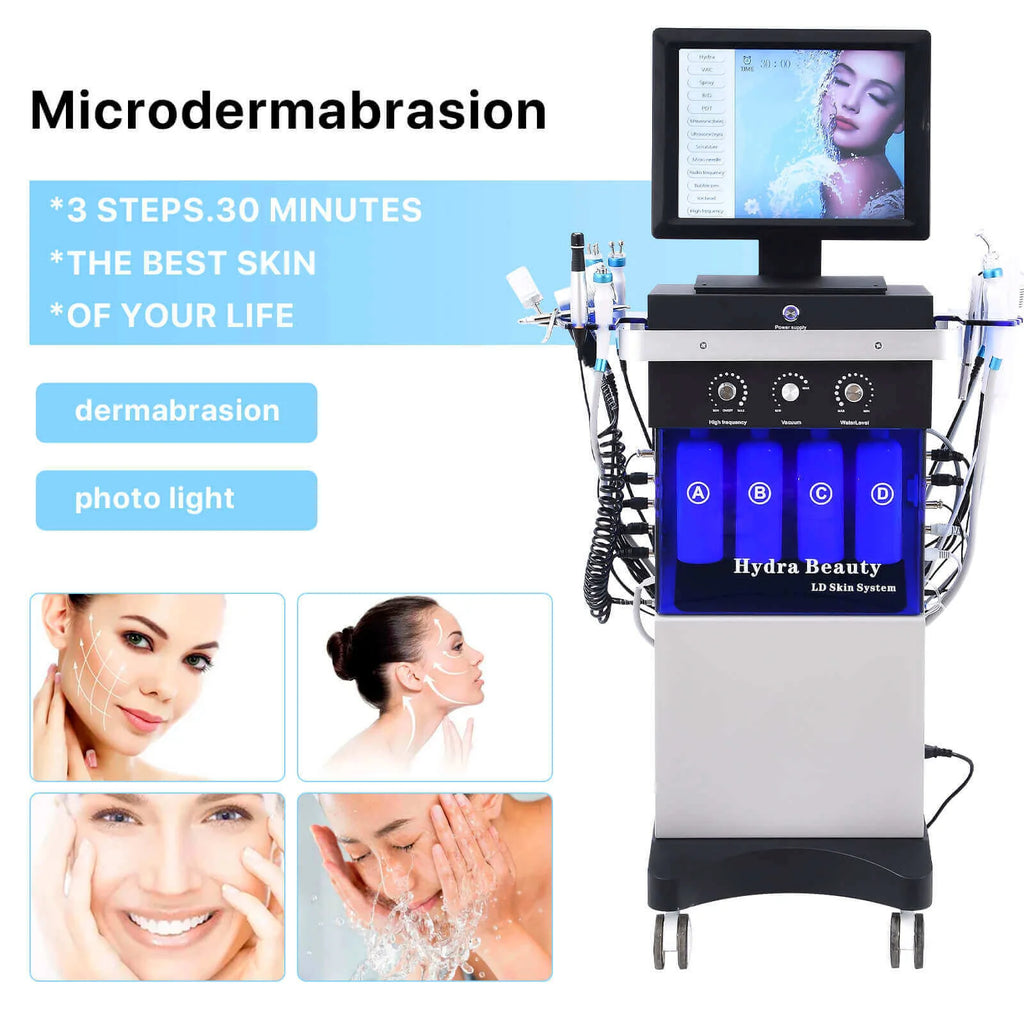 14 In 1 Professional Hydrodermabrasion Facial Beauty Machine