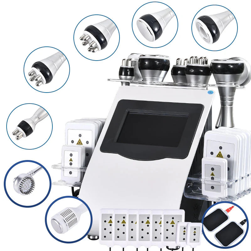 9 IN 1 RF Cavitation Machine with EMS Microcurrent Pad for SPA Salon