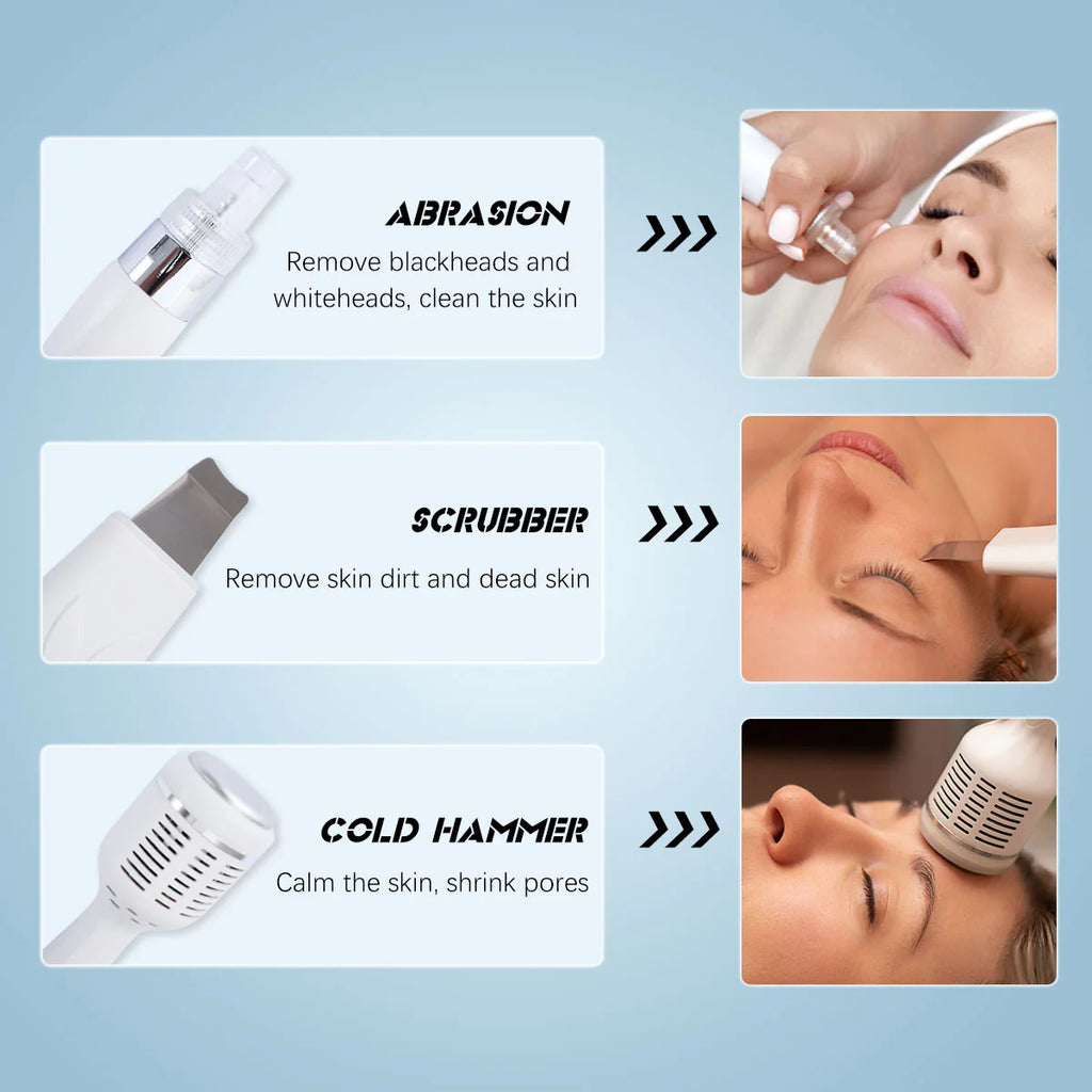 7-in-1 Hydro Aqua Dermabrasion Machine With LED Mask for Beauty Salon and Home