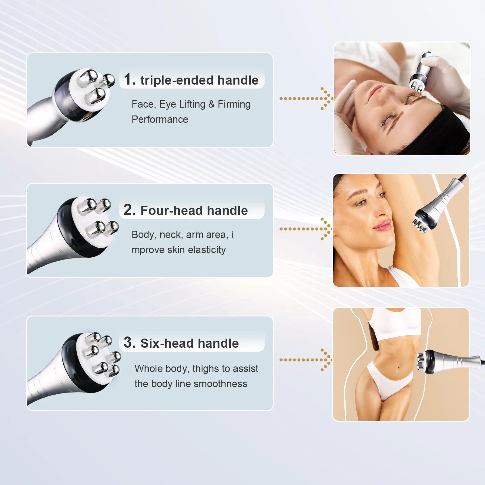 9 IN 1 RF Cavitation Machine with EMS Microcurrent Pad for SPA Salon