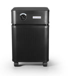 Black air purifier on a white background
