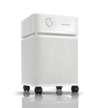 White air purifier on a white background