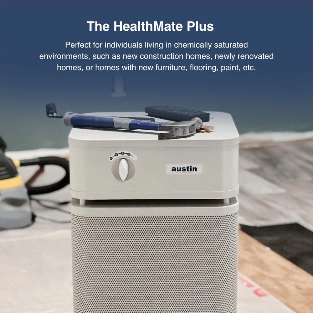 Austin Air HealthMate Plus™ Air Purifier – 4-Stage HEPA + Carbon Filtration | Wildfire Smoke & VOC Protection