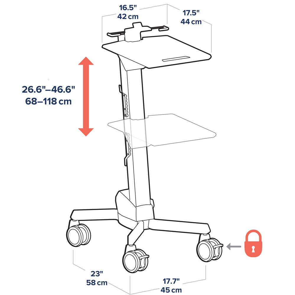 Ergotron Neo-Flex® Laptop Cart