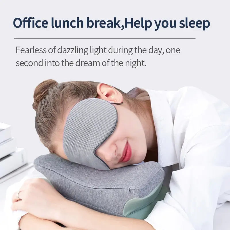Skinthetik™ LumiSilk Cooling Sleep Eye Mask (Black)