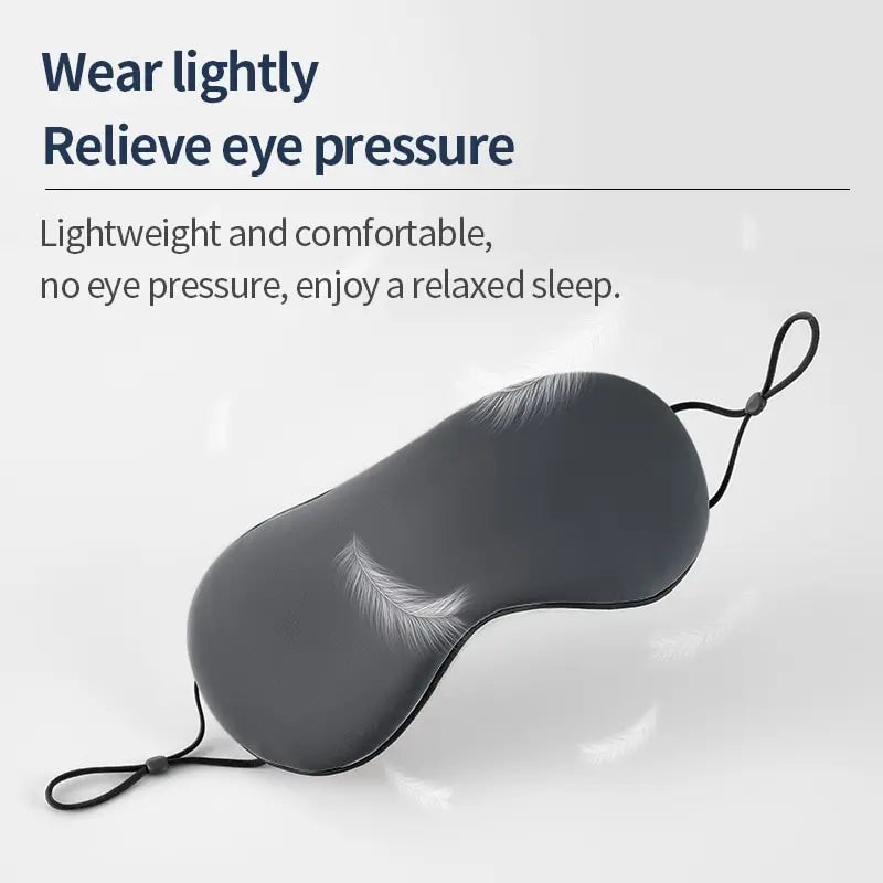 Skinthetik™ LumiSilk Cooling Sleep Eye Mask (Black)