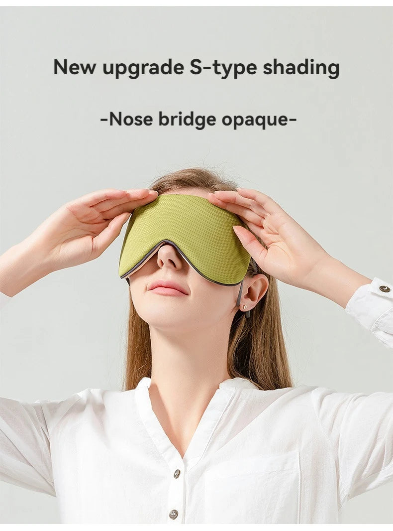 Skinthetik™ LumiSilk Cooling Sleep Eye Mask (Black)