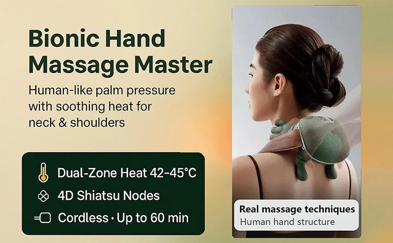 Skinthetik™ FlexRelief 4D Neck & Shoulder Massager
