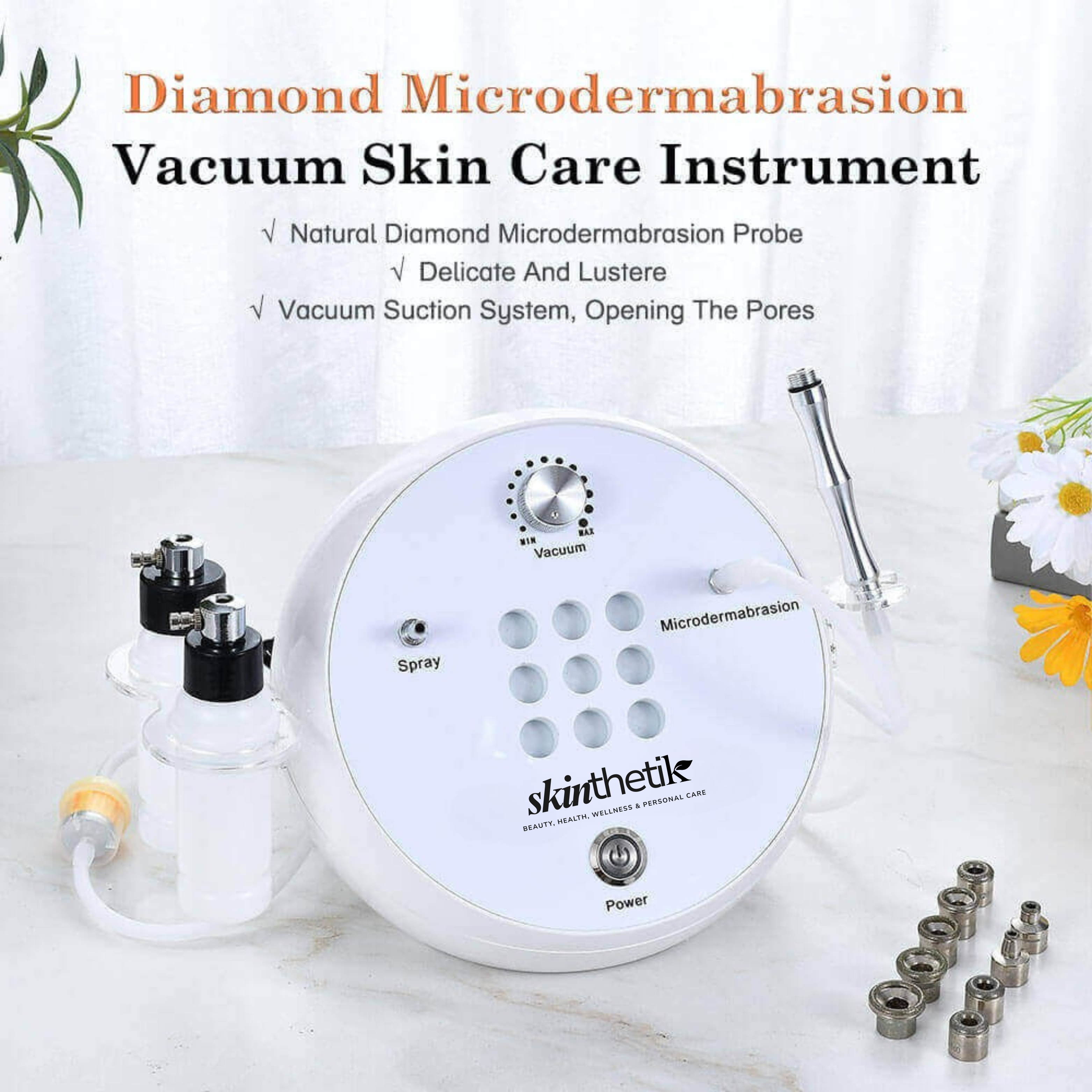 2 in 1 Diamond Microdermabrasion Machine with Spray