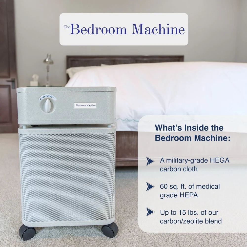 Austin Air Bedroom Machine™ Air Purifier | Medical-Grade HEPA + HEGA Filtration for Cleaner Sleep & Healthier Indoor Air