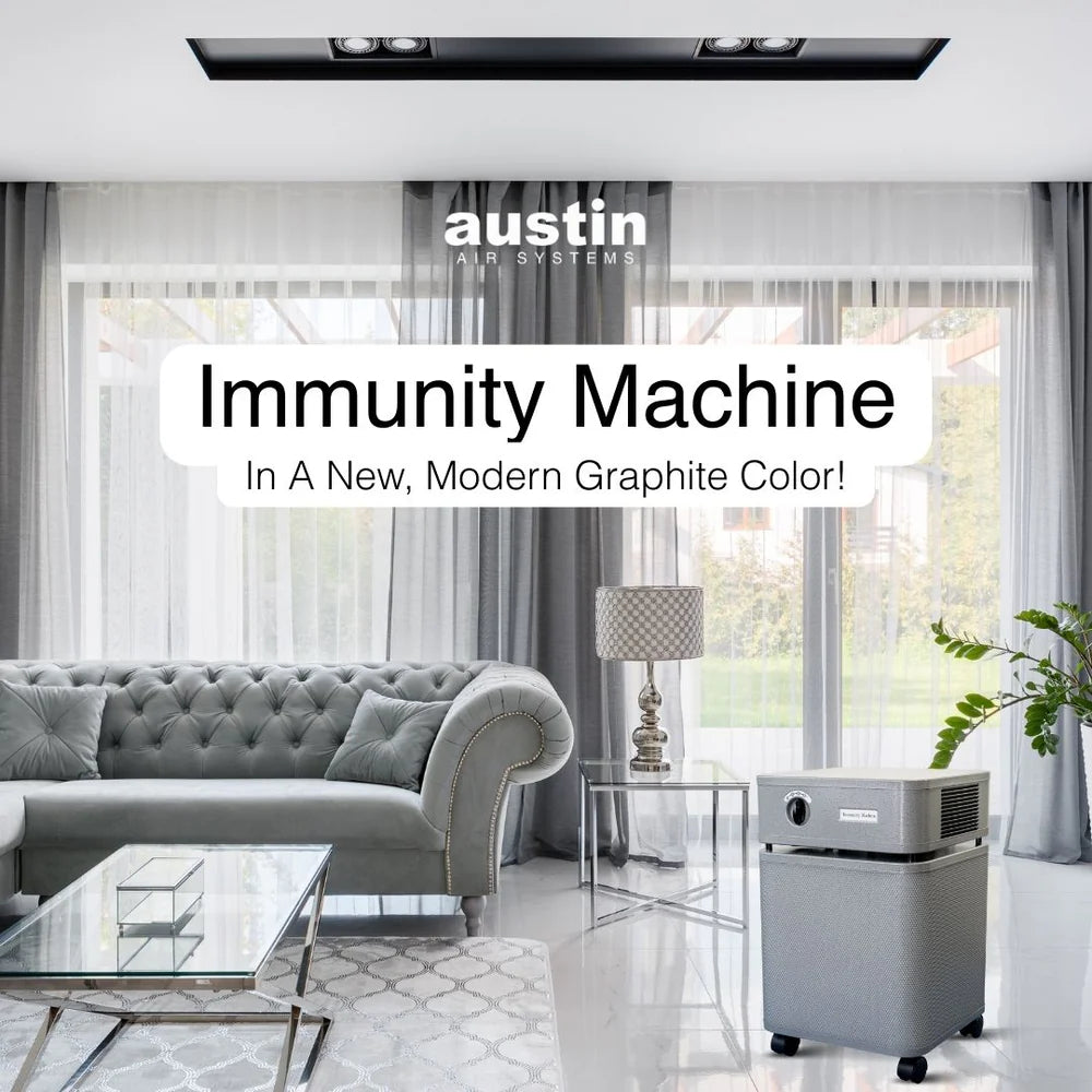 Austin Air Immunity Machine Air Purifier | 8-Phase Medical-Grade HEPA & Military-Grade HEGA Filtration for Cleaner Indoor Air