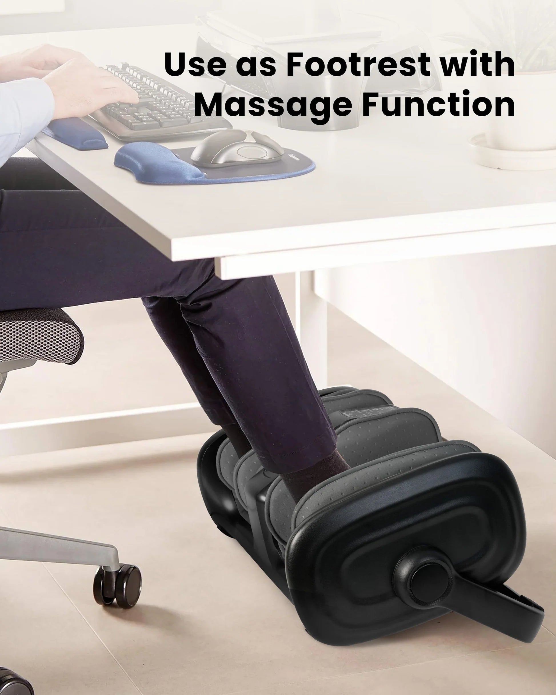 Comfier Foot & Calf Massager with Heat & Shiatsu | Remote Control Massage Machine by Skinthetik™
